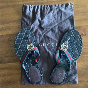 Gucci GG thong sandals